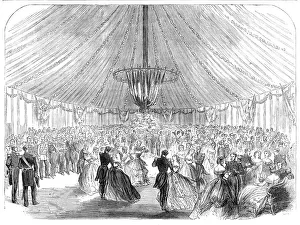Ball Dress Prints: The International Naval Festival at Portsmouth:ball [for] the officers of the French fleet