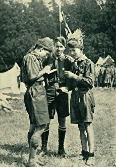 Scout Prints: An International Rover Camp in Sweden, 1935, 1944. Creator: Unknown