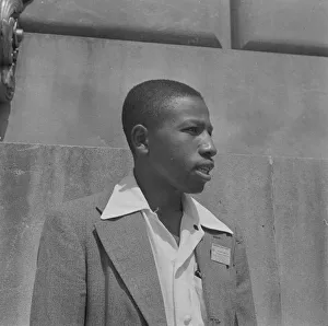 International student assembly, Washington, D. C, 1942. Creator: Gordon Parks