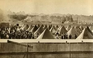 Adversary Collection: Internment camp for enemy aliens, Newbury, First World War, 1914-1918, (1933). Creator: Unknown