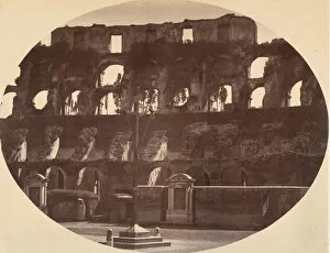 Colosseum Gallery: Interno del Colosseo, 1850s. Creator: Giambattista Altadonna