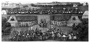 King Maximilian Prints: Interview between Henry VIII and the Emperor Maximilian