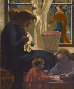 Mother And Child Collection: Intimiteou Ravaudeuse ala fenetre, 1903