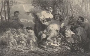 Morality Collection: Intoxication, 1858. Creator: Celestin Nanteuil