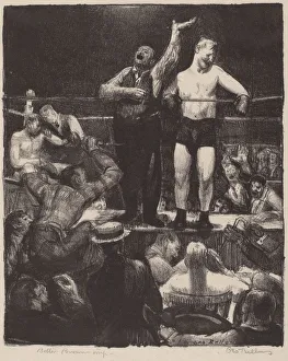 Lithograph In Black Prints: Introductions, 1921. Creator: George Wesley Bellows