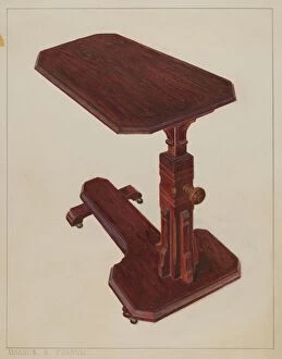 Invalid Bedside Table, c. 1936. Creator: Magnus S. Fossum