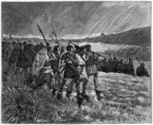 Barbarian Prints: Invasion of the Alans or Visigoths, Gaul, early 5th century (1882-1884)