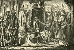 Pledge Gallery: Investiture of Henry Jasomirgott as First Duke of Austria, (1156), 1890. Creator: Unknown