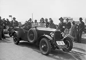 Spare Wheel Prints: Invicta of DM Healey at the B&HMC Brighton Motor Rally, 1930. Artist: Bill Brunell
