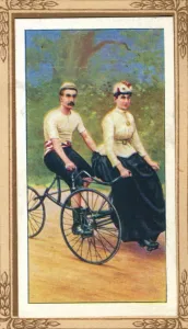 Boneshaker Prints: Invincible Tandem Tricycle, 1939