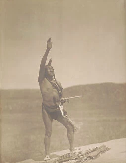 Spiritual Collection: Invocation-Sioux, c1907. Creator: Edward Sheriff Curtis
