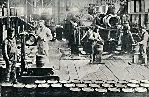 Iodine Being Prepared For Shipment in the Salitreras of Tarapaca, 1911