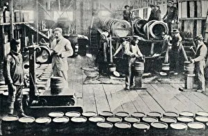 Packing Prints: Iodine Being Prepared For Shipment in the Salitreras of Tarapaca, 1911