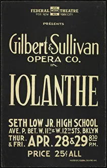 Sullivan Arthur Prints: Iolanthe, New York City, [193-]. Creator: Unknown