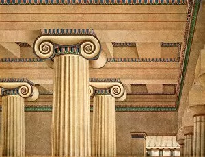 Acropolis Gallery: Ionic Hall in the Acropolis at Athens, Greece, (1928). Creator: Unknown