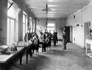Ivan Prints: IP Pavlov and students in the vivisection room