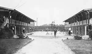 1928 Prints: Ipswich Baths (Bremer Street Baths), Ipswich, Queensland, 1928. Creator: Jack Bain