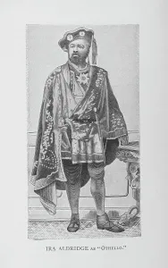 Ira Aldridge as Othello, 1887. Creator: Unknown. Ira Aldridge as Othello, 1887. Creator: Unknown