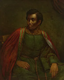 Shakespeare Prints: Ira Aldridge as Othello, c. 1830. Creator: Henry Perronet Briggs