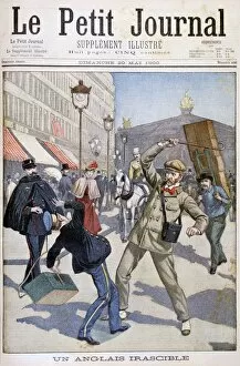 Bad Temper Gallery: Irascible English tourist, Paris, 1900