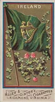 Ginter Prints: Ireland, from Flags of All Nations, Series 1 (N9) for Allen &amp