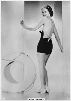 Swimming Prints: Irene Hervey, American film actress, c1938