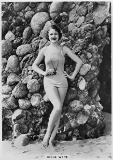 Swimming Costume Gallery: Irene Ware, American film actress, c1938