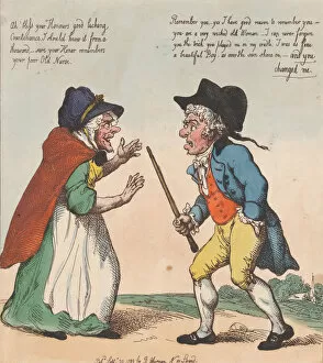 Nurse Gallery: The Irish Baronet and his Nurse, September 20, 1799. September 20, 1799