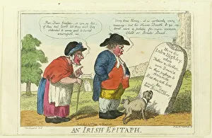 Isaac Cruikshank Prints: An Irish Epitaph, 1807. Creator: Isaac Cruikshank