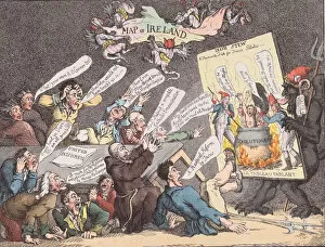 Anarchy Gallery: An Irish Howl, March 1, 1799. March 1, 1799. Creator: Unknown