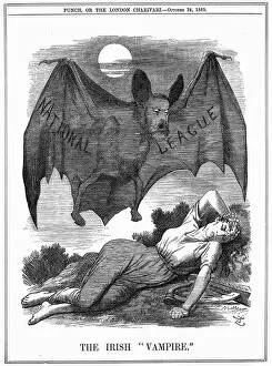 Irish Collection: The Irish Vampire, 1885. Artist: John Tenniel