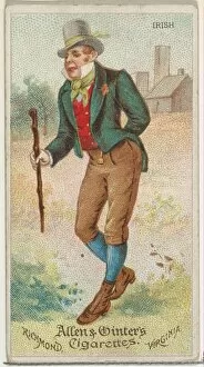 Dude Gallery: Irish, from Worlds Dudes series (N31) for Allen & Ginter Cigarettes, 1888