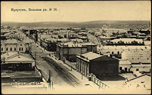 D P Efimova Prints: Irkutsk. Bol'shaia Street, 1904. Creator: Unknown