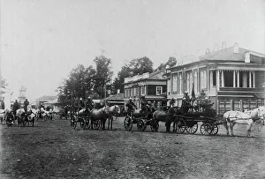 Prorokov R Prints: Irkutsk police fire brigade. Convoy of the second division, 1894. Creator: R Prorokov