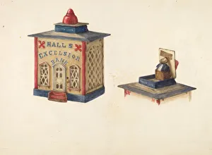Brand Name Collection: Iron Bank, c. 1942. Creator: Stella Mosher