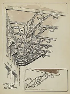Iron Brackets, 1935/1942. Creator: Al Curry