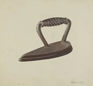 Flat Iron Prints: Iron, c. 1937. Creator: Arlington Gregg