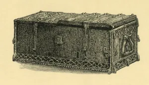 Sampson Low Prints: Iron casket, c1400, (1881). Creator: J Brooke