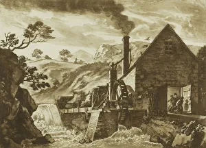 Sandby Paul Prints: The Iron Forge between Dolgelli and Barmouth in Merioneth Shire, 1776