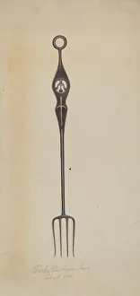 Frank Eiseman Prints: Iron Fork, c. 1937. Creator: Frank Eiseman