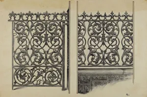 Atkinson Ralph Prints: Iron Gate, 1938. Creator: Ralph Atkinson