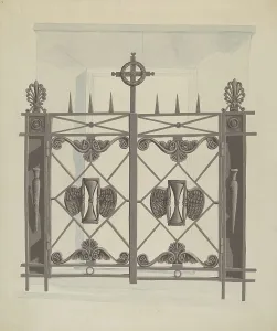 Joseph L Prints: Iron Gate, c. 1936. Creator: Joseph L. Boyd