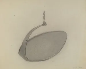 Iron Griddle, c. 1938. Creator: Joseph Papa