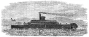 Iron Prints: The iron gun-boat Rangariri, built at Sydney for the New Zealand government