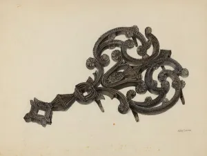 Iron Holder, c. 1940. Creator: Peter Connin