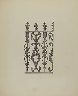 Eugene Shellady Prints: Iron Ornament, 1935/1942. Creator: Eugene Shellady