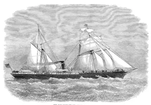 The iron screw-steamer Limari, for Valparaiso, 1870. Creator: Unknown