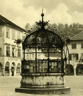 Steiermark Prints: Iron Well, Bruck an der Mur, Styria, Austria, c1935. Creator: Unknown