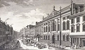 Donowell Gallery: Ironmongers Hall, Fenchurch Street, London, c1750