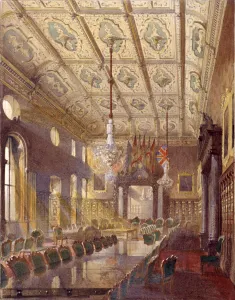 Ironmongers Hall Prints: Ironmongers Hall, London, 1888. Artist: John Crowther